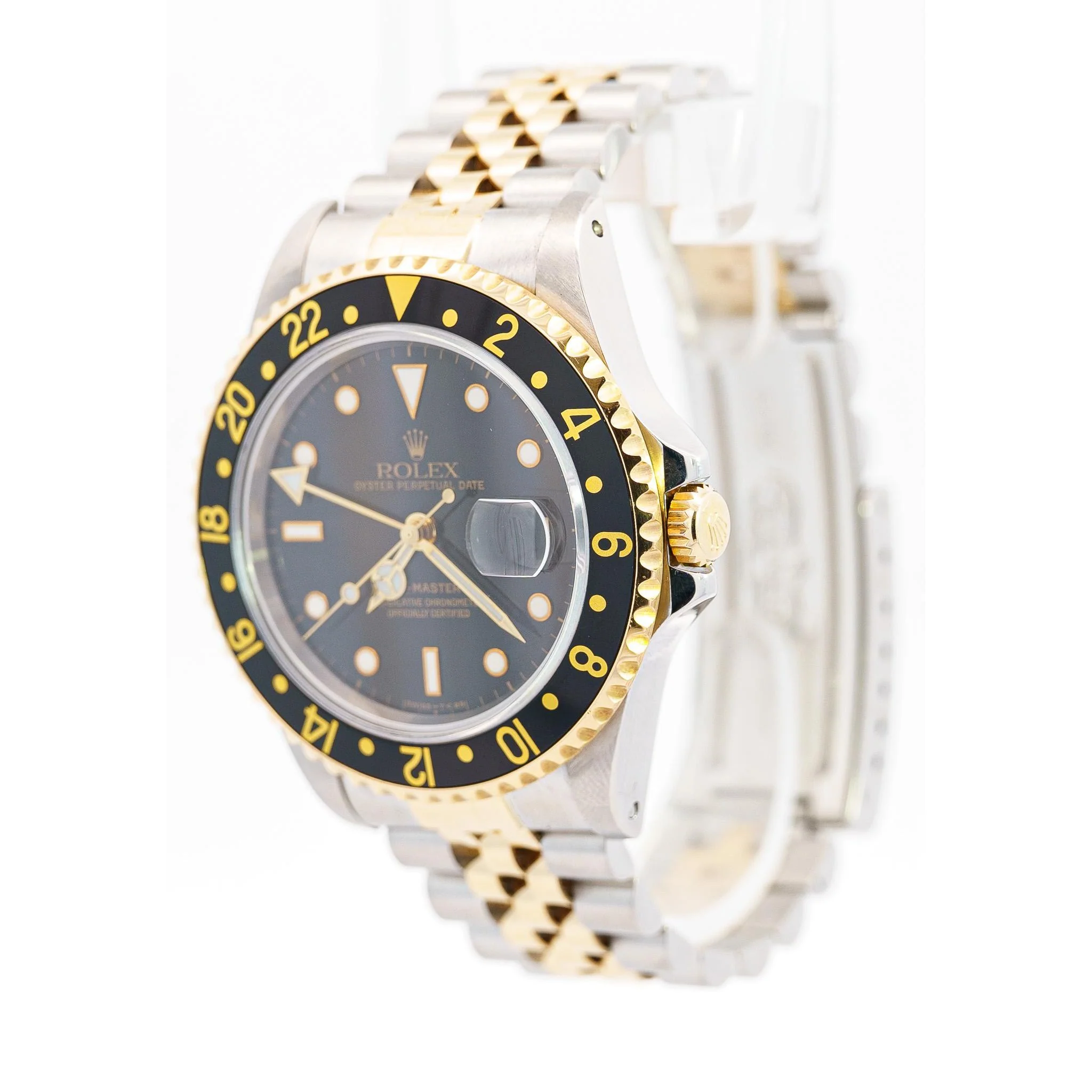 Vintage Rolex GMT II Two Tone Jubilee Ref 16713 Watch 40mm Full Set Box & Papers - Image 2