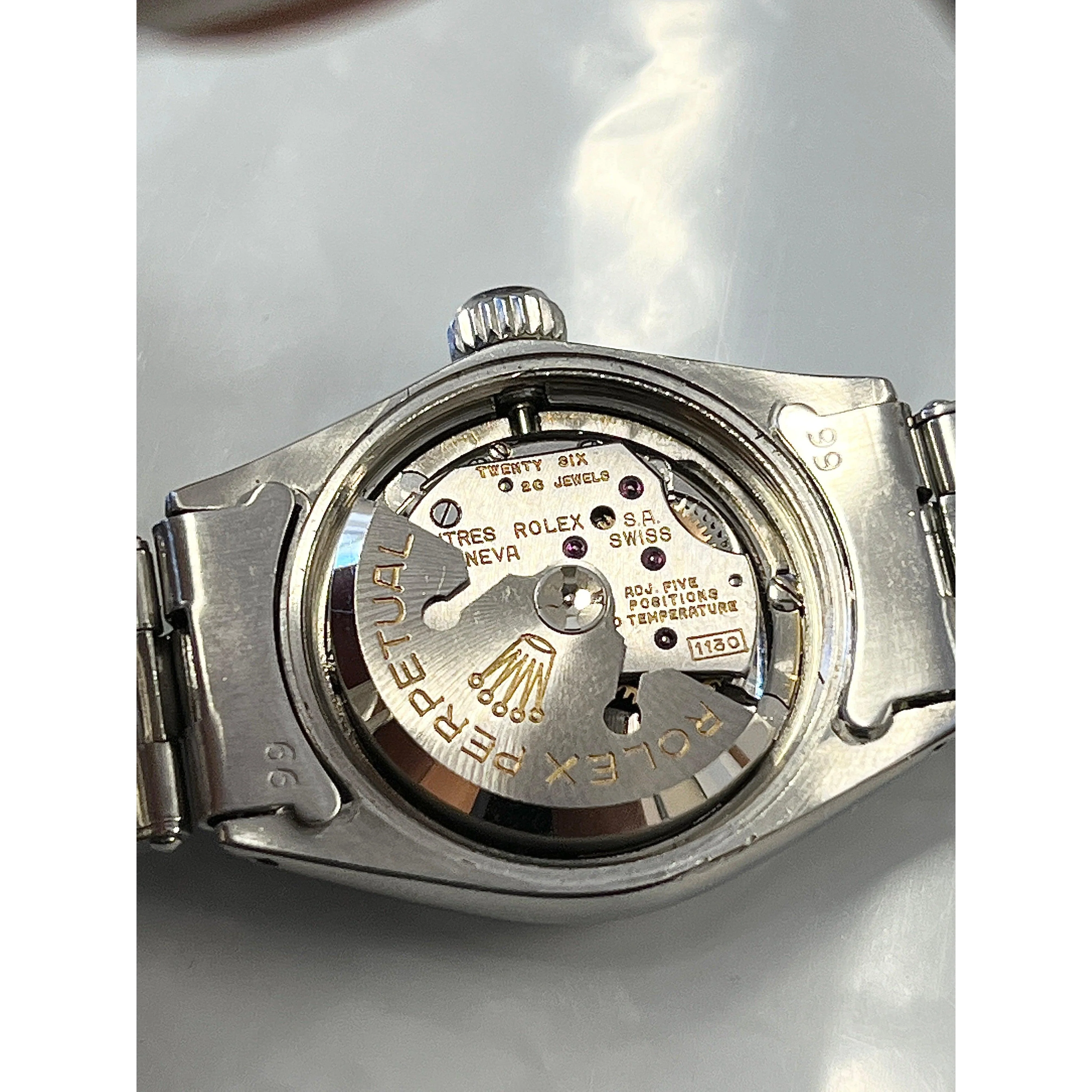 Vintage Rolex Oyster Perpetual 6623 Women's 25mm Dial Watch in Steel - Image 5