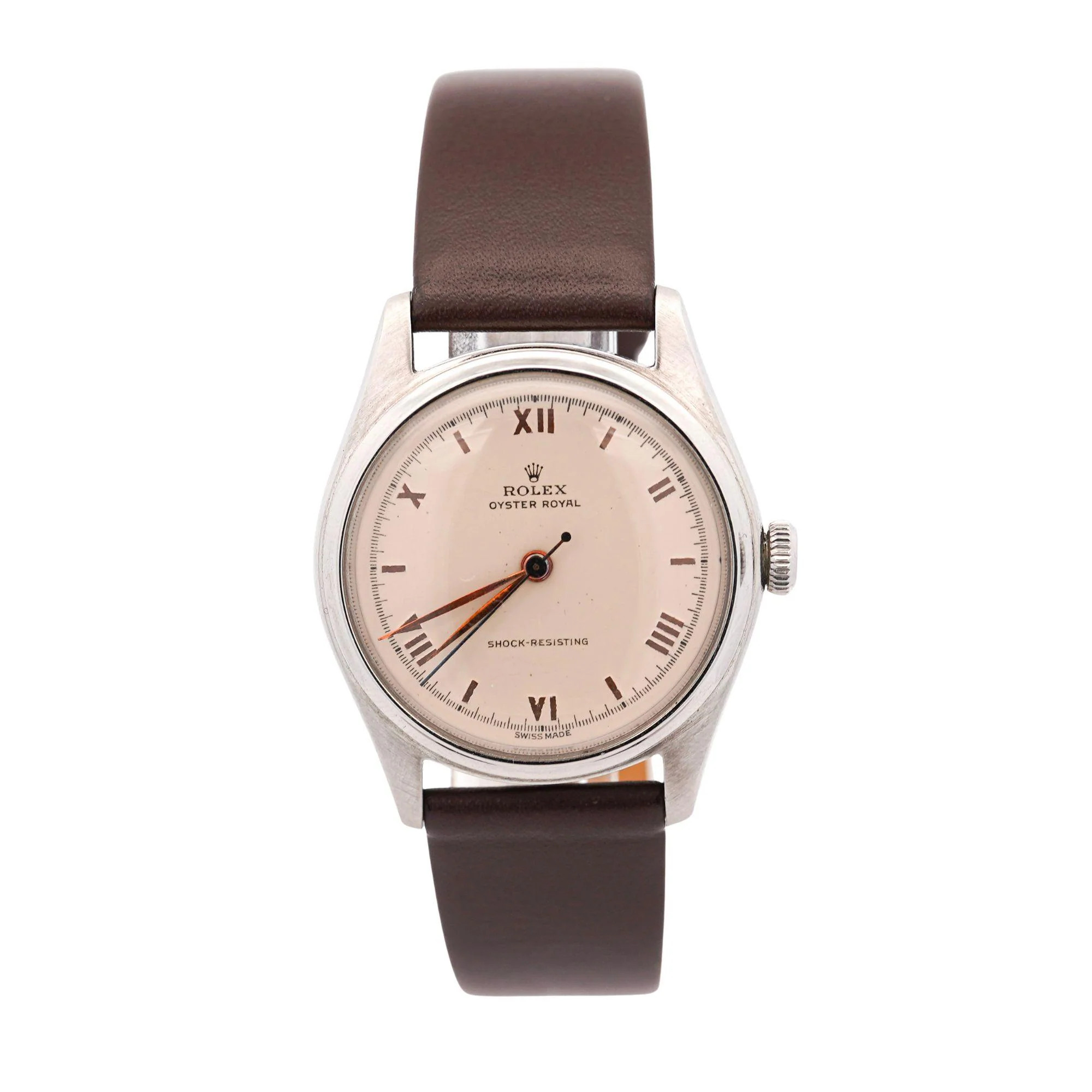 Vintage Rolex Oyster Royal 1960s 32mm Watch On Leather