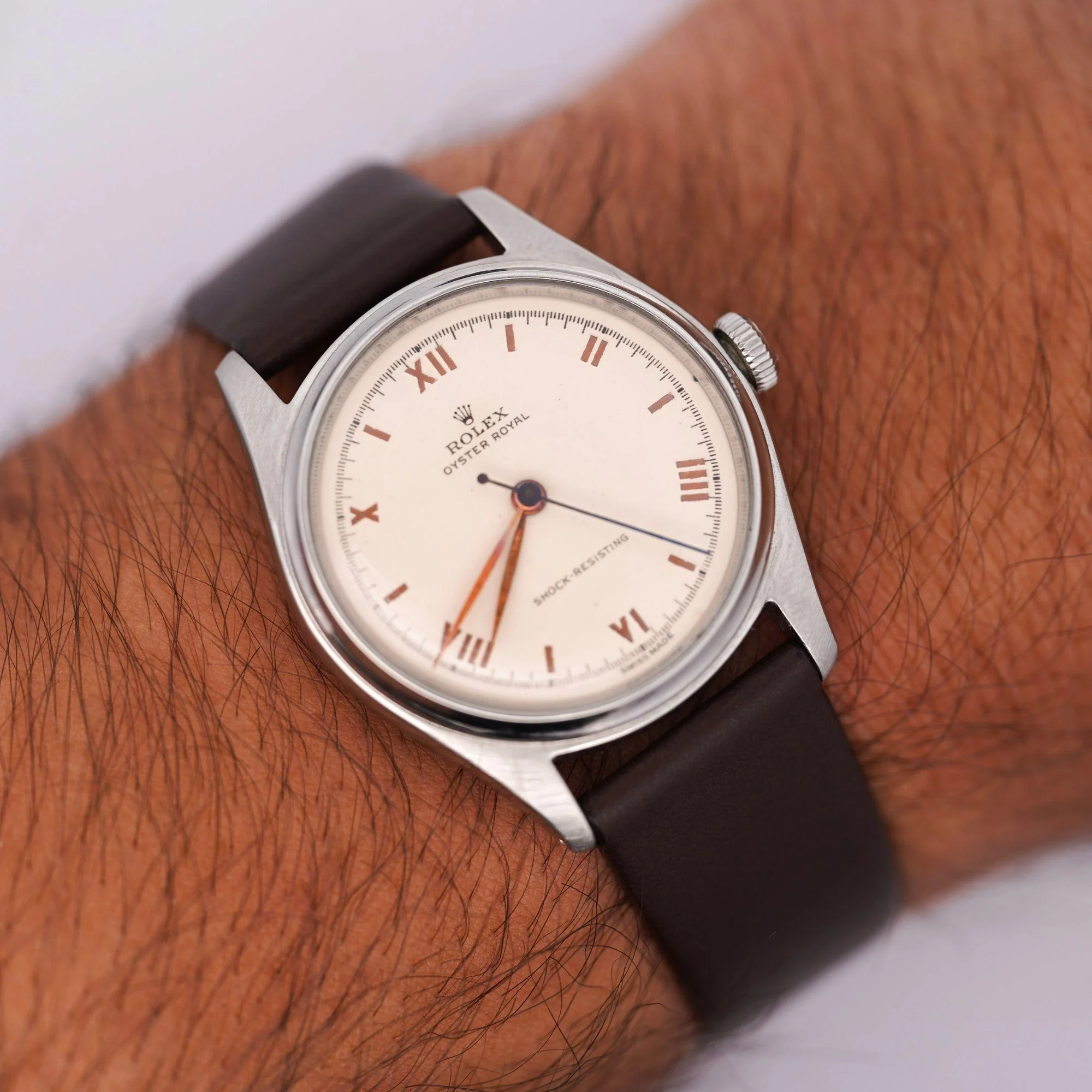 Vintage Rolex Oyster Royal 1960s 32mm Watch On Leather - Image 2