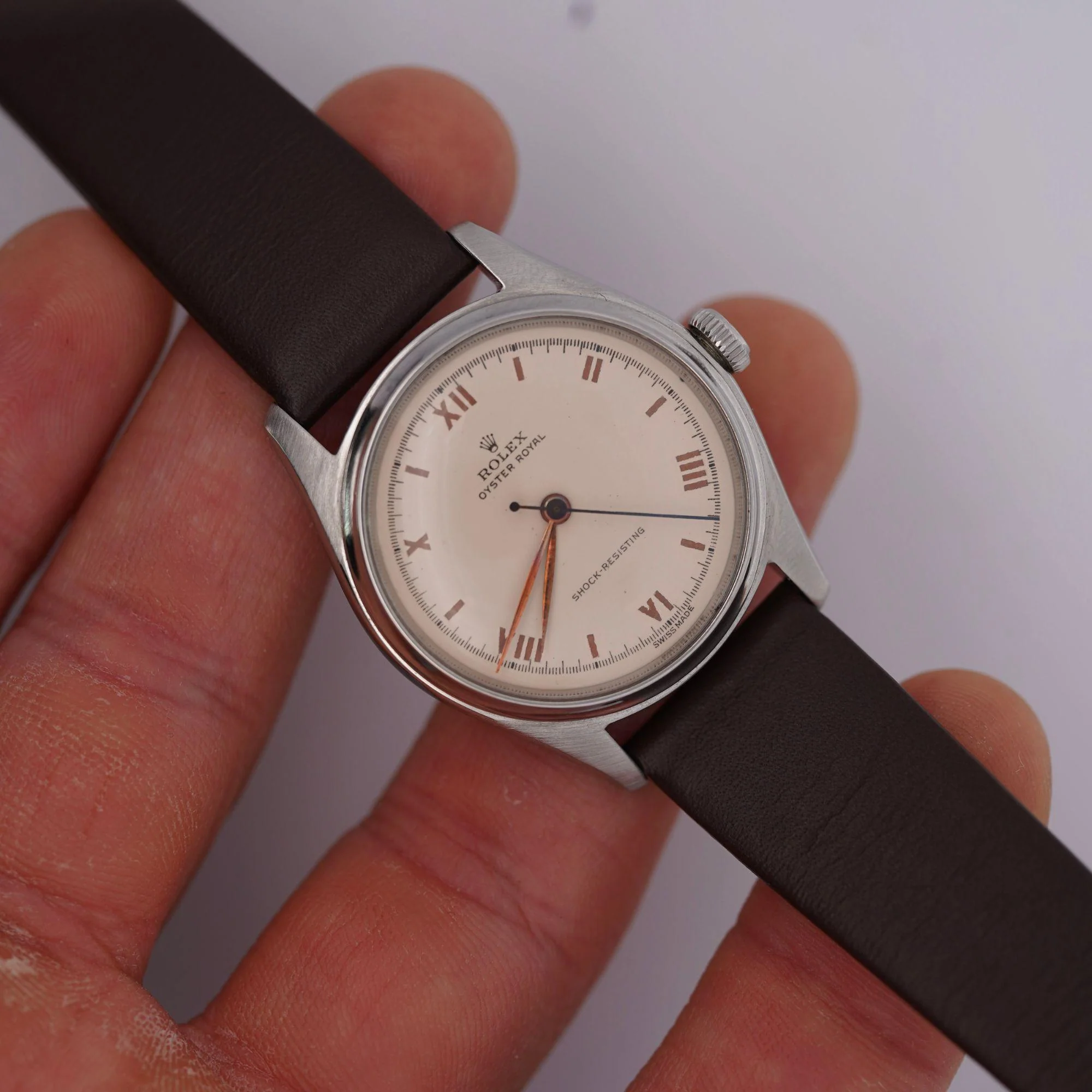 Vintage Rolex Oyster Royal 1960s 32mm Watch On Leather - Image 8