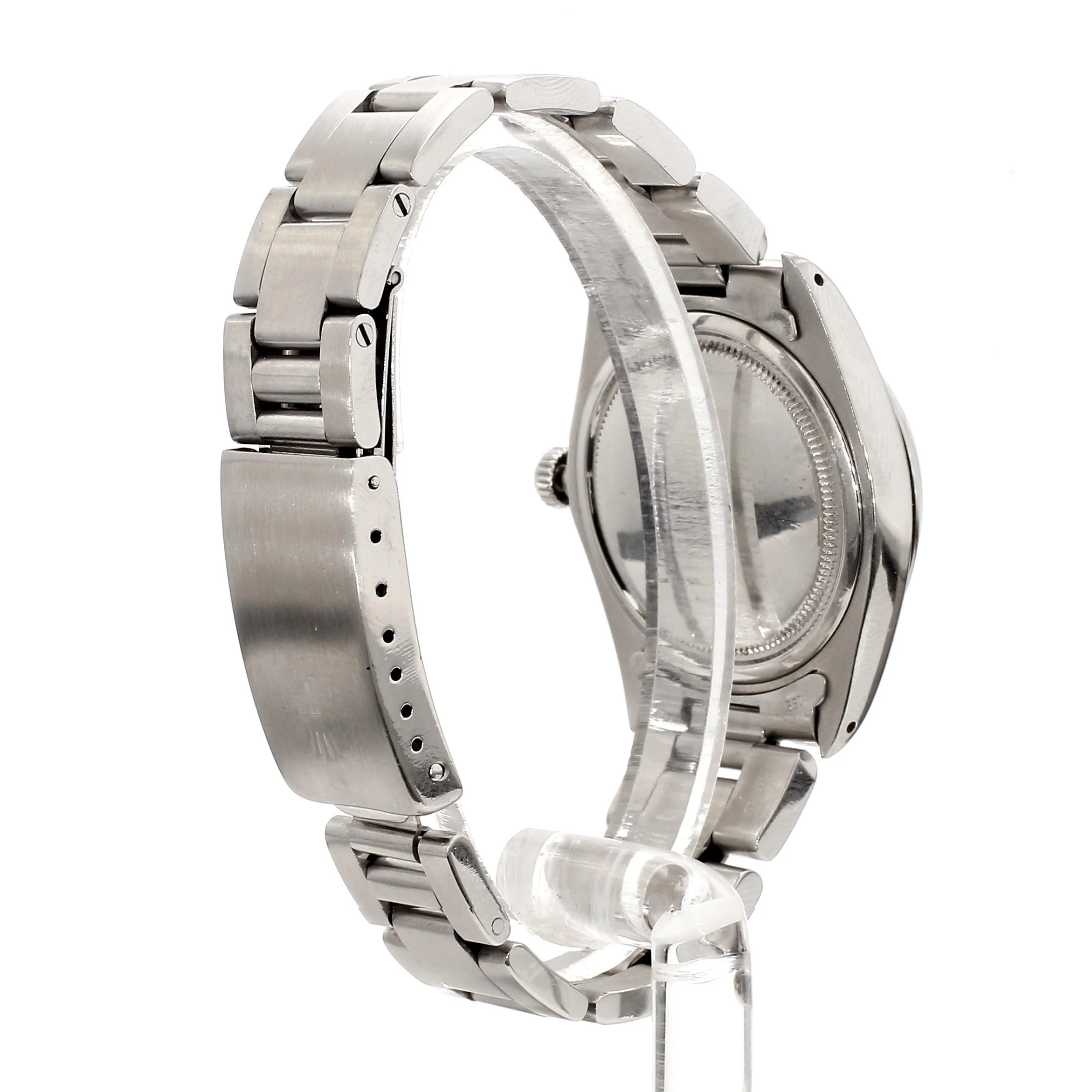 Vintage Rolex Oysterdate Precision 34mm Manual Wind Steel Oyster Bracelet Watch - Image 5