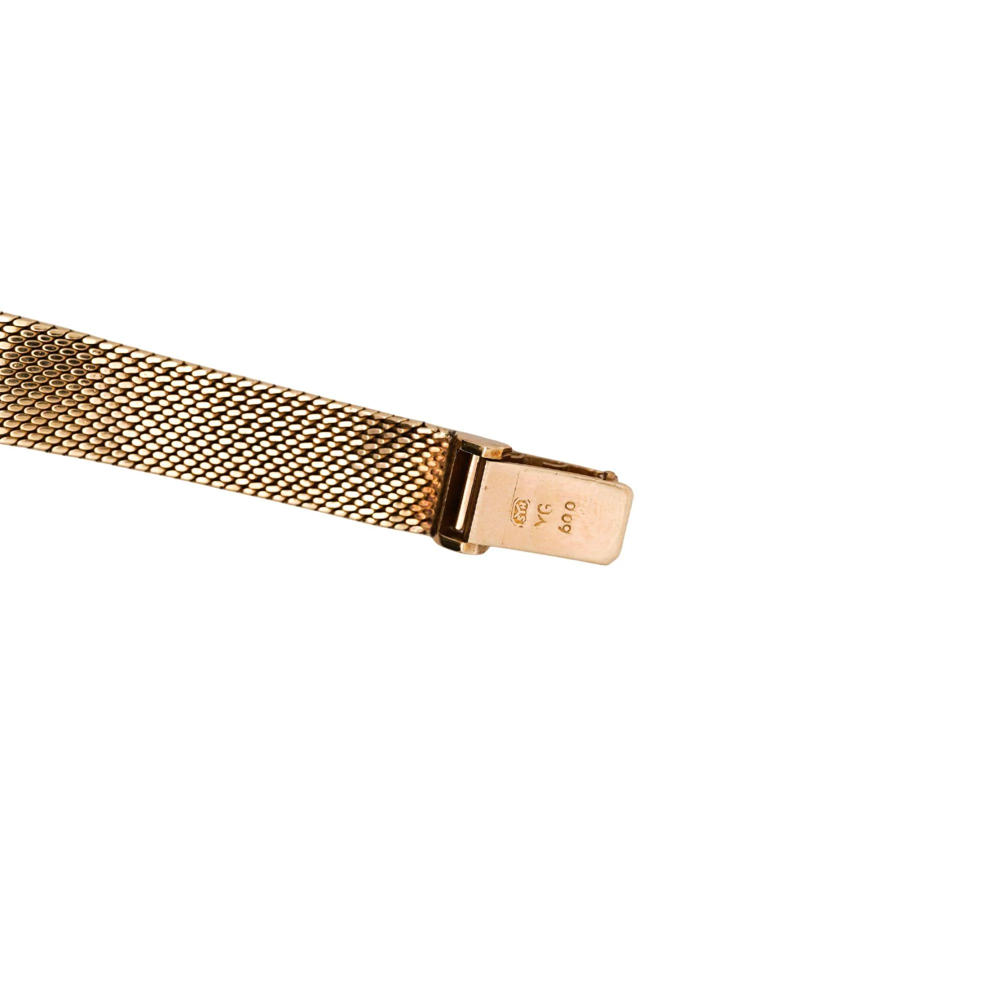 Vintage Rolex Precision 22m 18K Gold Champagne Dial Manual Wind Watch - Image 3