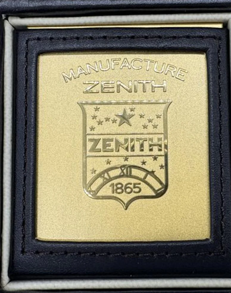 Zenith El Primero Grande Class Chronograph Automatic 18K Rose Gold Black Watch - Image 10